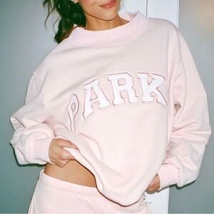 Parke Ballet Pink Valentine’s Mockneck
